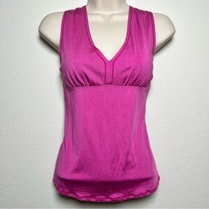 Y2K Express Women Silk Babydoll Top Large Pink Lightweight Lizzie McGuire Cotton